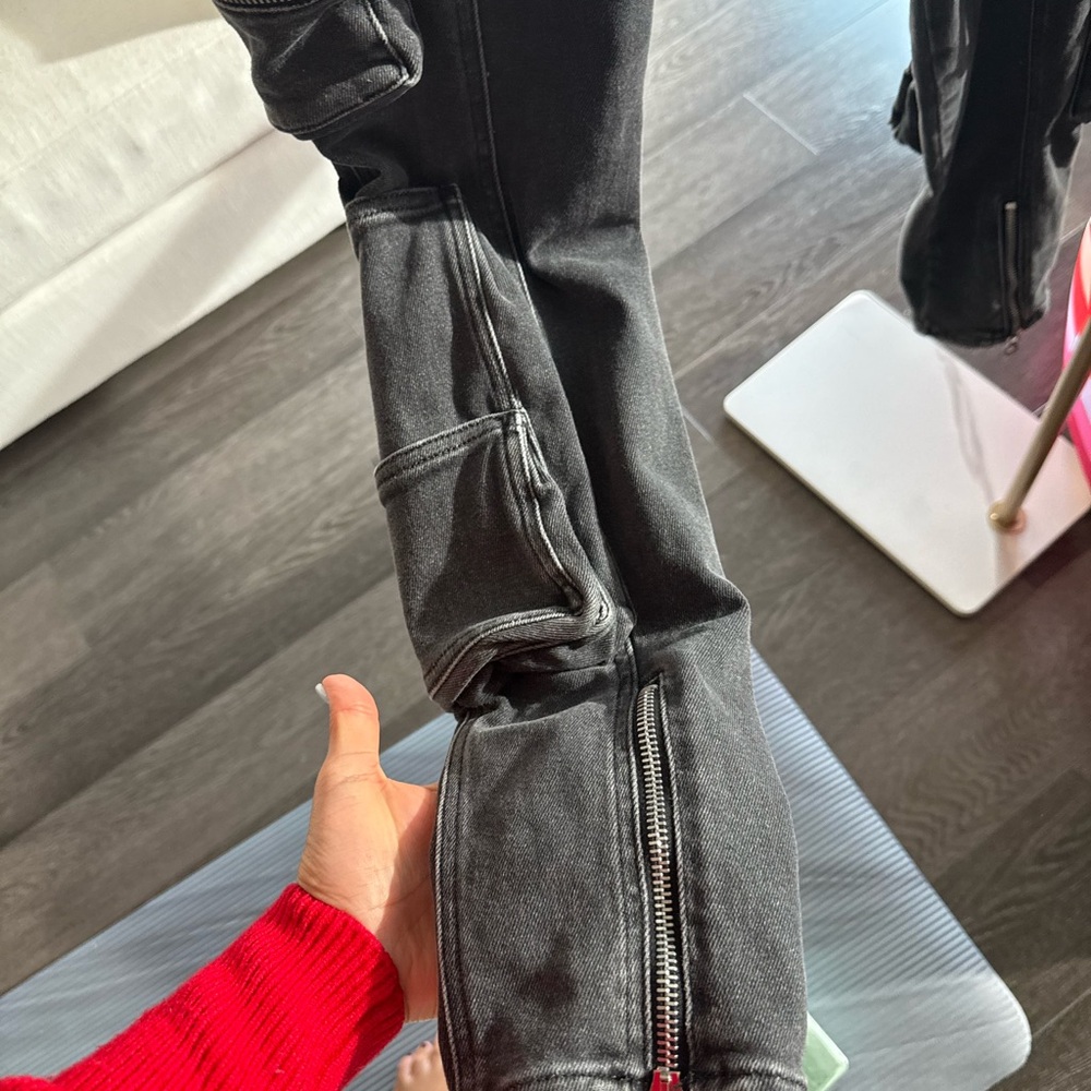 Diesel 1984 Slandy-High Black Skinny Jeans with Cargo Pockets (great stretch) - Picture 7 of 10